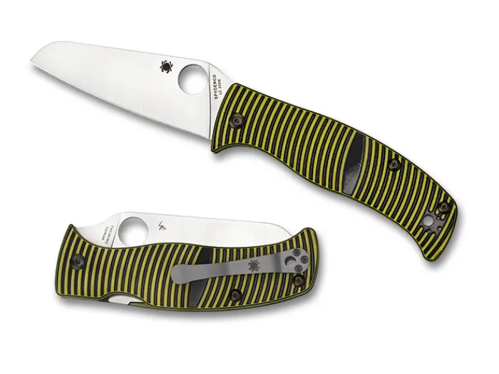 caribbean_g_blackyellow_s_0.webp Caribbean™ G-10 Black/Yellow Sheepfoot<Spyderco Discount