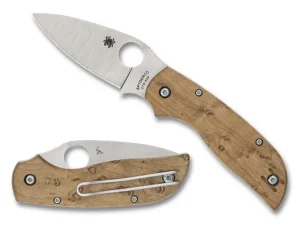 Chaparral&reg; SLIPIT&trade; Birdseye Maple<Spyderco Sale