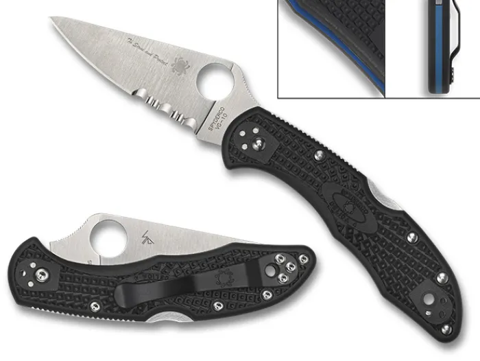 delica__lightweight_thin__0-1.webp Delica® 4 Lightweight Thin Blue Line<Spyderco Hot