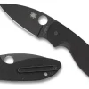 Efficient™ G-10 Black/Black Blade<Spyderco Clearance