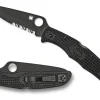 Endura® 4 FRN Black/Black Blade<Spyderco Clearance
