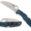 Endura® 4 Lightweight Blue Wharncliffe K390<Spyderco Fashion