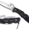 Endura&reg; 4 Black FRN Tactical Armorer Emerson Opener Exclusive<Spyderco Fashion