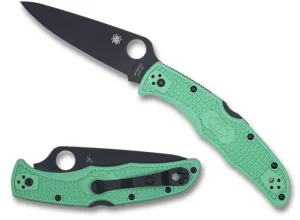 Endura&reg; 4 Lightweight Mint FRN CPM M4 Black Blade Exclusive<Spyderco New