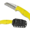 Enuff™ Salt® FRN Yellow Sheepfoot<Spyderco Discount