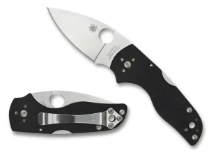 Lil' Native® G-10 Black Mid Back Lock<Spyderco Sale