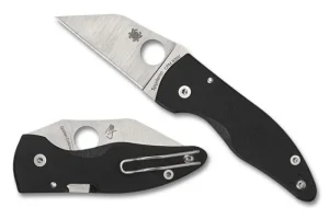 MicroJimbo™ Black G-10 PlainEdge<Spyderco Online