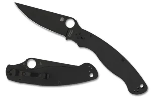 Military™ 2 Black G-10 Black Blade<Spyderco Hot