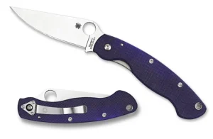 Military™ Model G-10 Dark Blue CPM S110V<Spyderco Sale