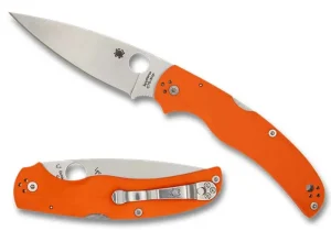 Native Chief&trade; Orange G-10 CTS XHP Exclusive<Spyderco Clearance