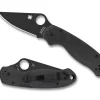 Para® 3 G-10 Black/Black Blade<Spyderco Clearance