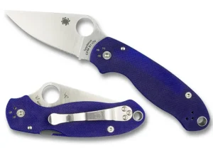 Para® 3 G-10 Dark Blue CPM S110V<Spyderco New