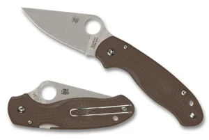 PARA® 3 LIGHTWEIGHT BROWN CPM® 15V® SPRINT RUN®<Spyderco New