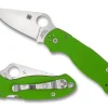 Para® 3 Neon Green G-10 CPM 20CV Exclusive<Spyderco Clearance