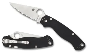 Para Military® 2 Black G-10 SpyderEdge™<Spyderco Hot