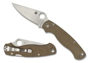 Para Military® 2 CPM CRU-WEAR Micarta<Spyderco Hot