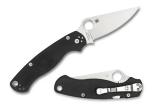 Para Military® 2 Left Hand G-10 Black<Spyderco Discount