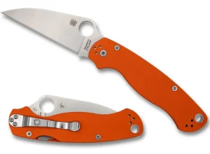 Para Military® 2 Orange G-10 CTS XHP Wharncliffe Exclusive<Spyderco Best