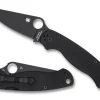 Para Military® 2 Smooth G-10 CPM CRU-WEAR Black Blade Exclusive<Spyderco Clearance