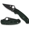 Para® 3 Lightweight Deep Forest Green FRN CPM CRU-WEAR Black Blade Exclusive<Spyderco Best