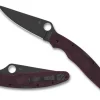 Police&trade; 4 Lightweight Micro-Melt&reg; PD#1 Black Blade<Spyderco Hot