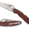 Police&trade; 4 Pakkawood HAP40/SUS410 Exclusive<Spyderco Outlet