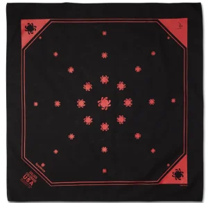 Bandana Black w/ Red Bugs<Spyderco Online