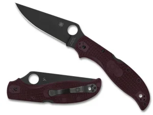 Stretch&trade; 2 XL Lightweight Micro-Melt&reg; PD#1 Black Blade<Spyderco Fashion
