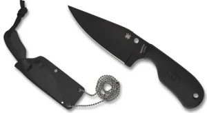 Subway Bowie™ Black Blade<Spyderco Hot