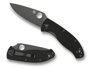 Tenacious® G-10 Black / Black Blade<Spyderco Clearance