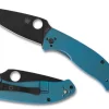 Tenacious&reg; R.I.L. Blue Titanium Black Blade<Spyderco Online