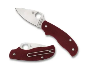 Urban&trade; Red G-10 CPM S90V Exclusive<Spyderco Outlet