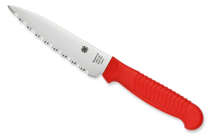 utility_knife__polypropyl_0.webp Utility Knife 4.5" Polypropylene Red<Spyderco Fashion