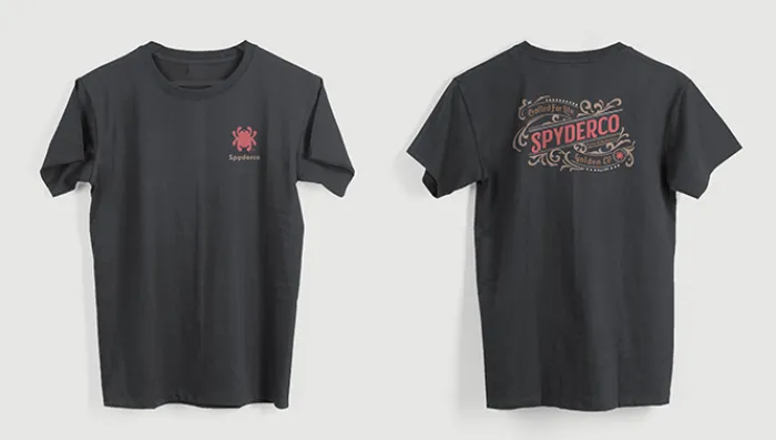 western_tshirt_charcoal_0.webp Western T-Shirt (Charcoal)<Spyderco Online